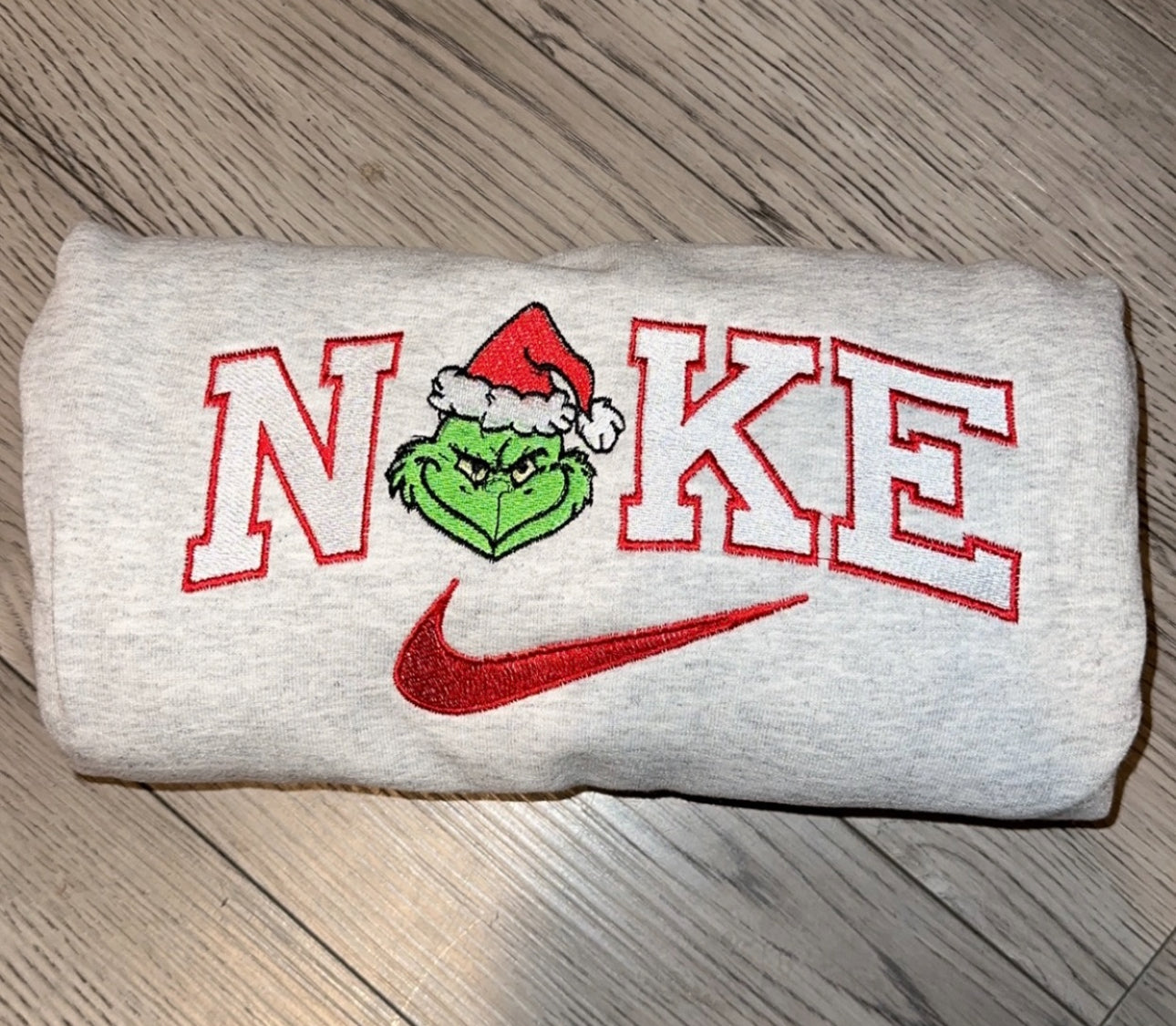 N(GRINCH)KE Crewneck - EMBROIDERED