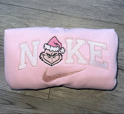 N(GRINCH)KE Crewneck - EMBROIDERED