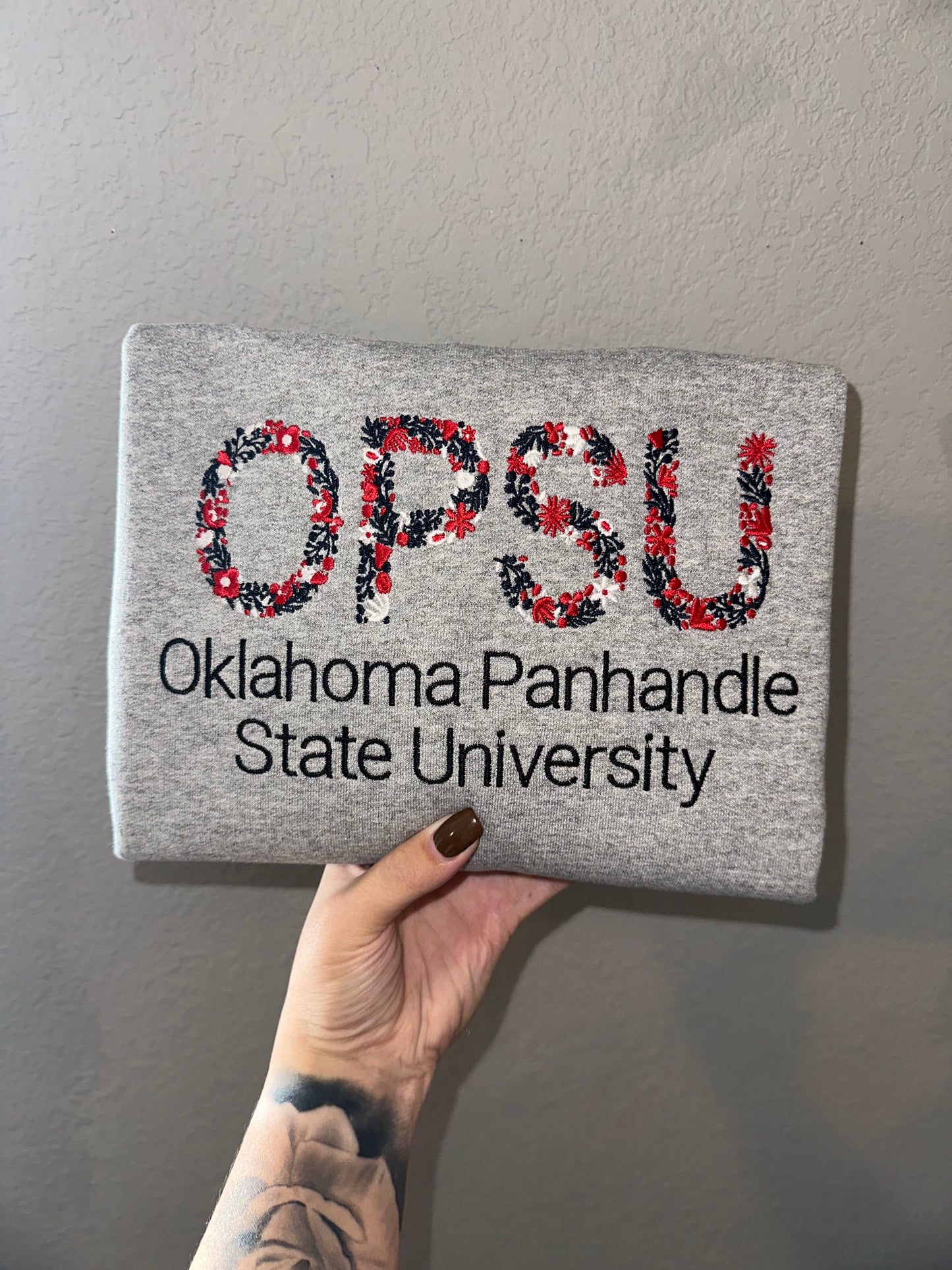 CUSTOM Floral Letters (Embroidered)