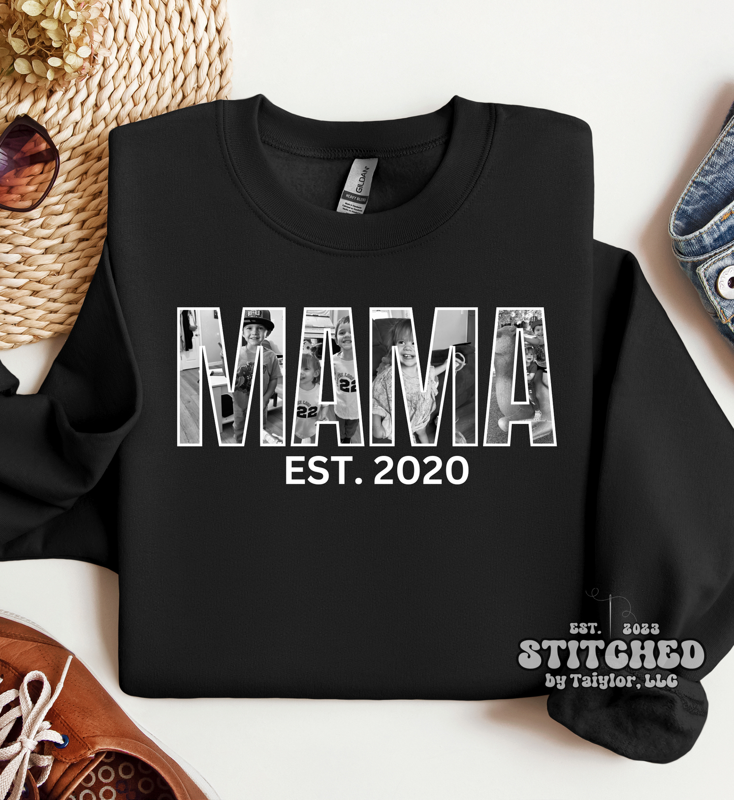 CUSTOM Photo Frame Word - (printed)