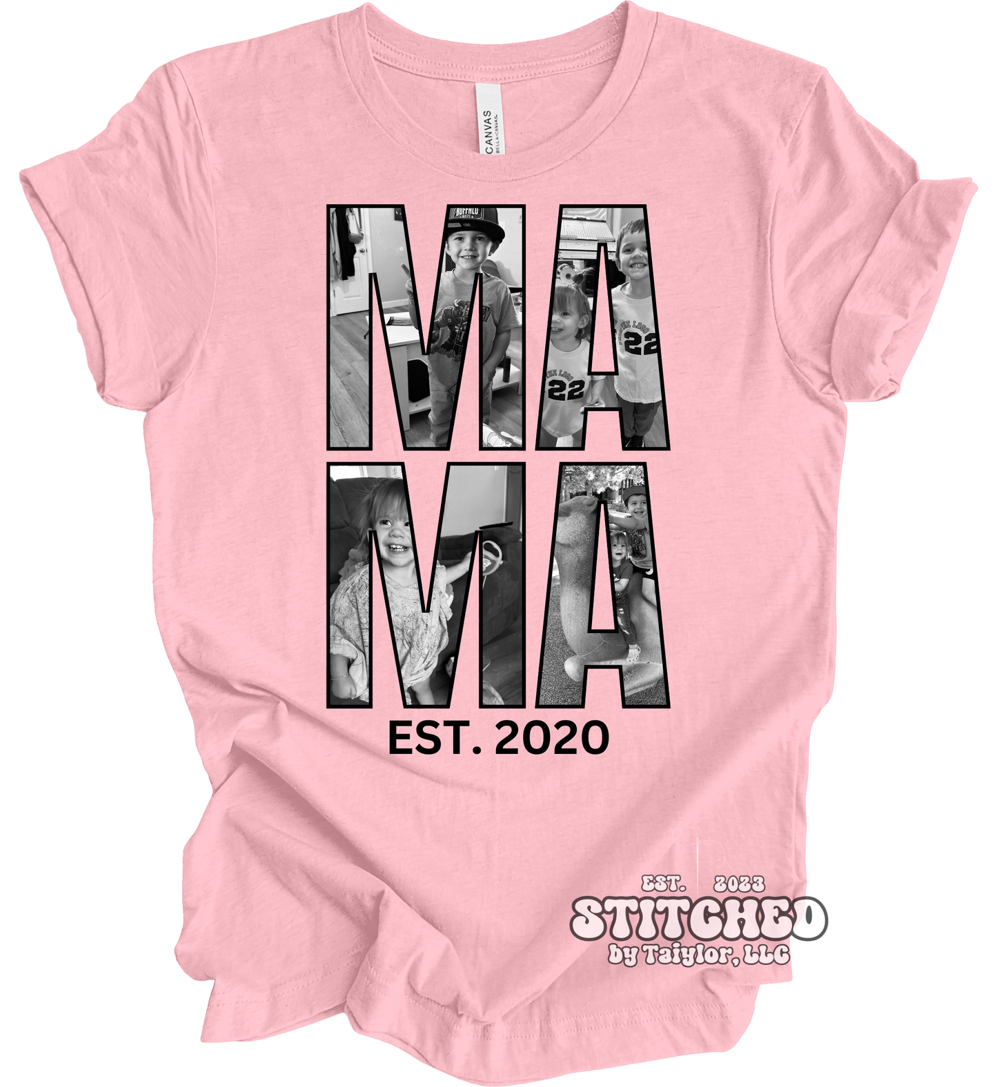 CUSTOM Photo Frame Word - (printed)