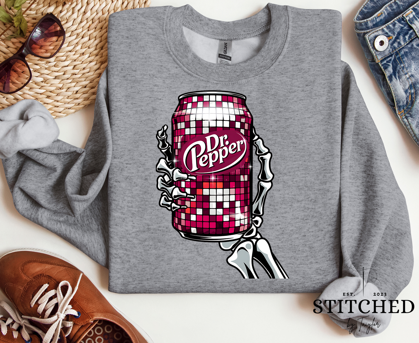 Dr Pepper Skeleton Hand (printed)