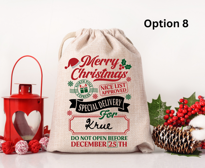 Santa Bag - Printed