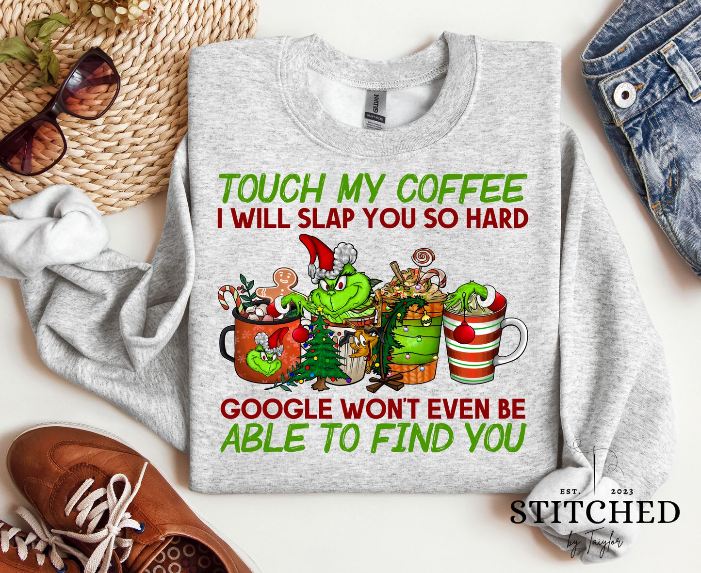 Don't Touch My Coffee - Grinch (printed)