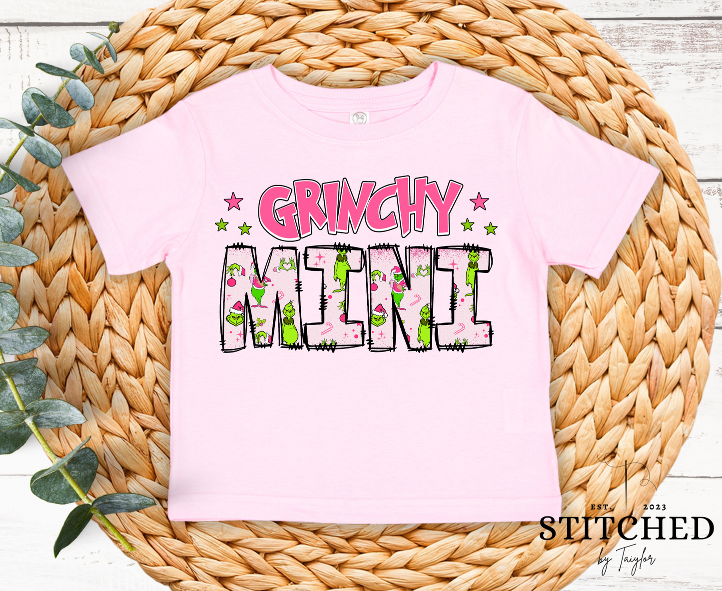 Grinchy Mini - Pink (printed)