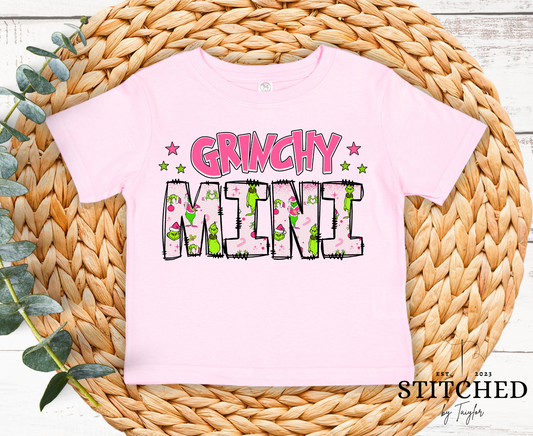 Grinchy Mini - Pink (printed)