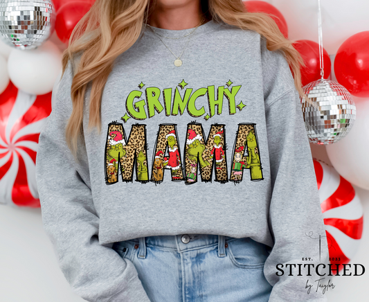 Grinchy 'CUSTOM' Leopard Print (printed)
