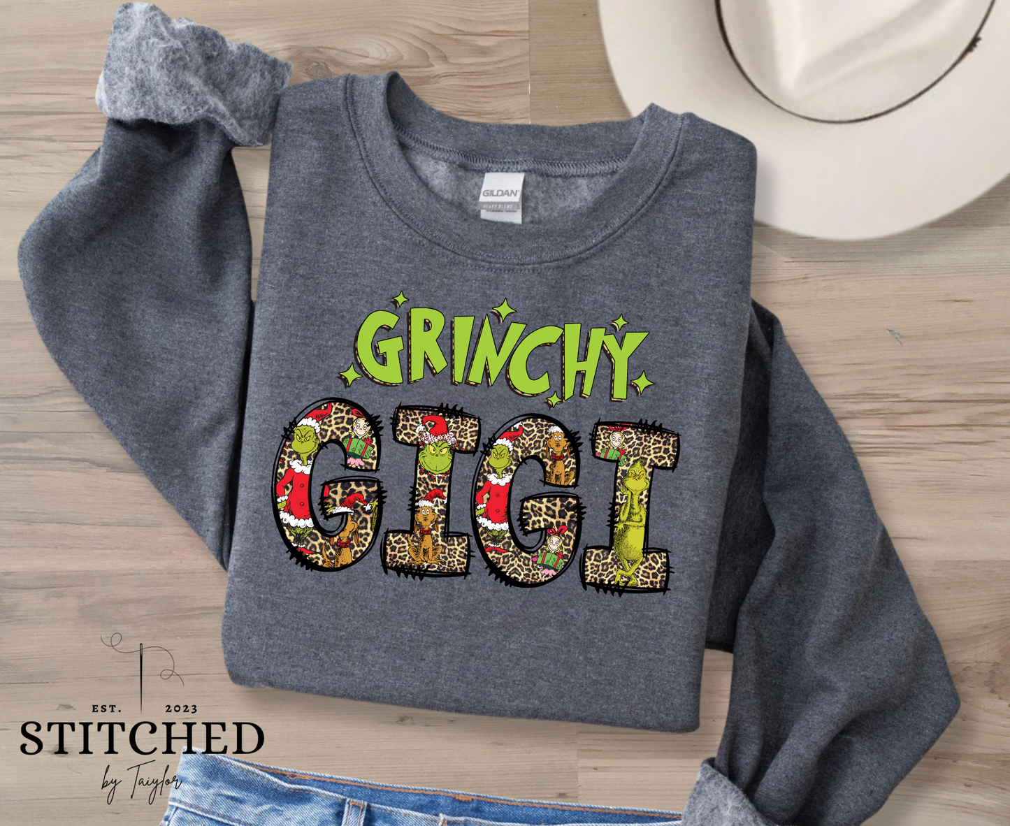 Grinchy 'CUSTOM' Leopard Print (printed)