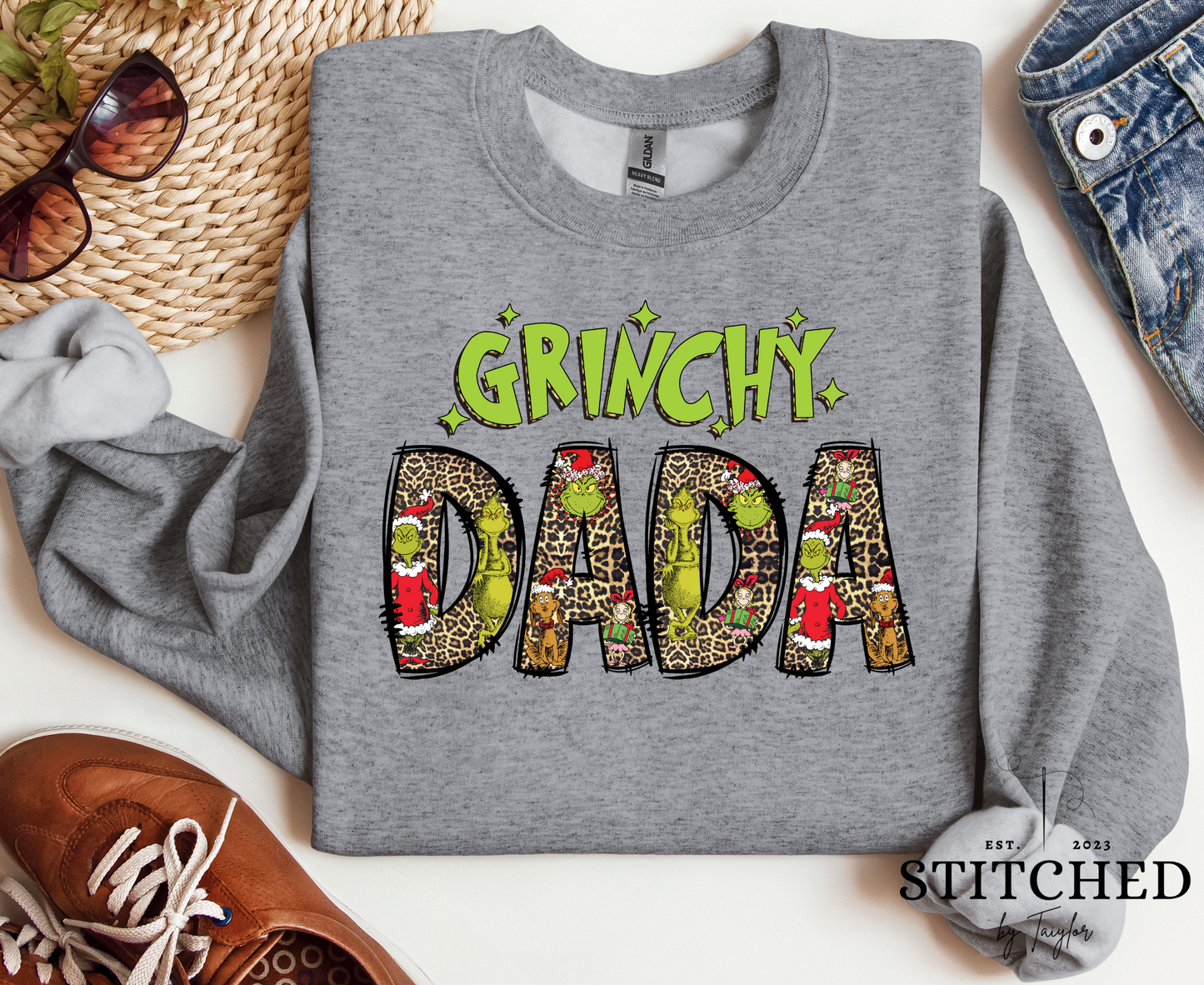 Grinchy 'CUSTOM' Leopard Print (printed)