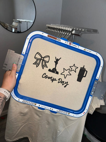 Comp Day Icons - Embroidered