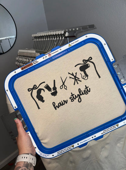 Hair Stylist Icons - Embroidered