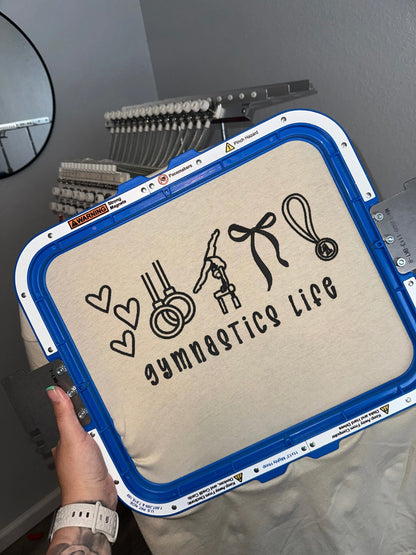 Gymnastics Life Icons - Embroidered