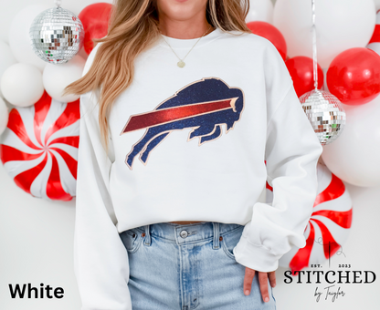 Buffalo Bills Glitter Logo - Embroidered