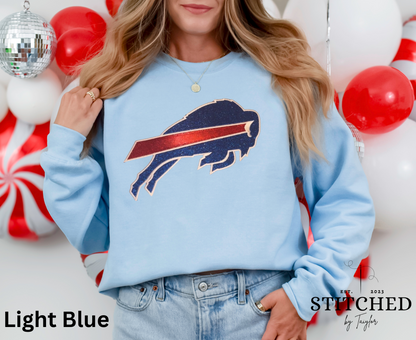 Buffalo Bills Glitter Logo - Embroidered