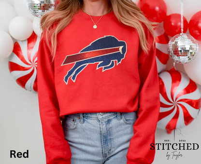 Buffalo Bills Glitter Logo - Embroidered