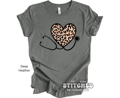 Leopard Stethoscope - (printed)