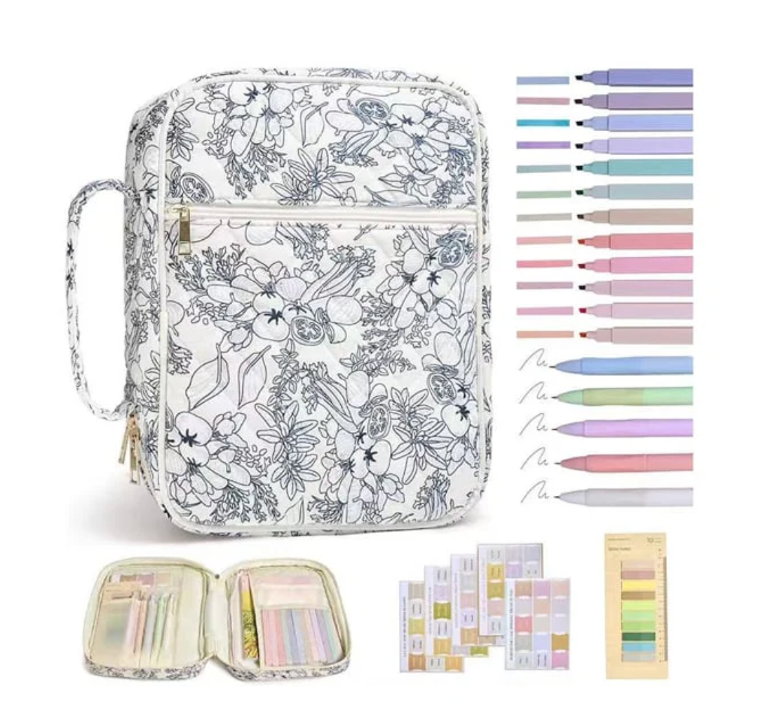 MONOGRAM BIBLE COVER - Embroidered