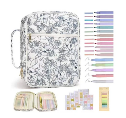 MONOGRAM BIBLE COVER - Embroidered