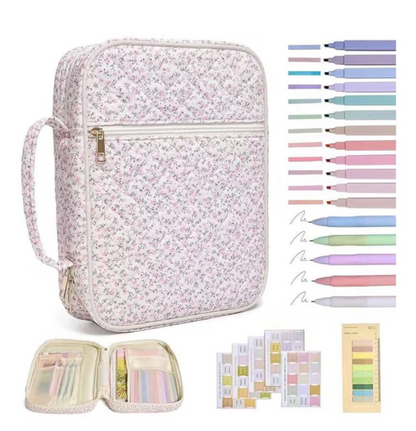 MONOGRAM BIBLE COVER - Embroidered