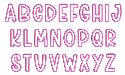 CUSTOM Word With Bow - Embroidered