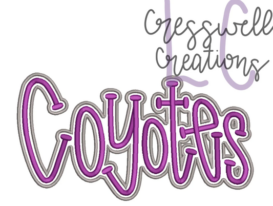 COYOTES PUFF - Embroidered