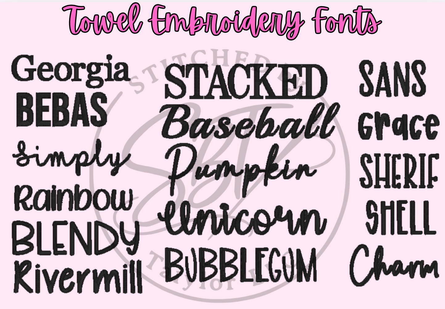 Custom Name Towel | Embroidered Towel