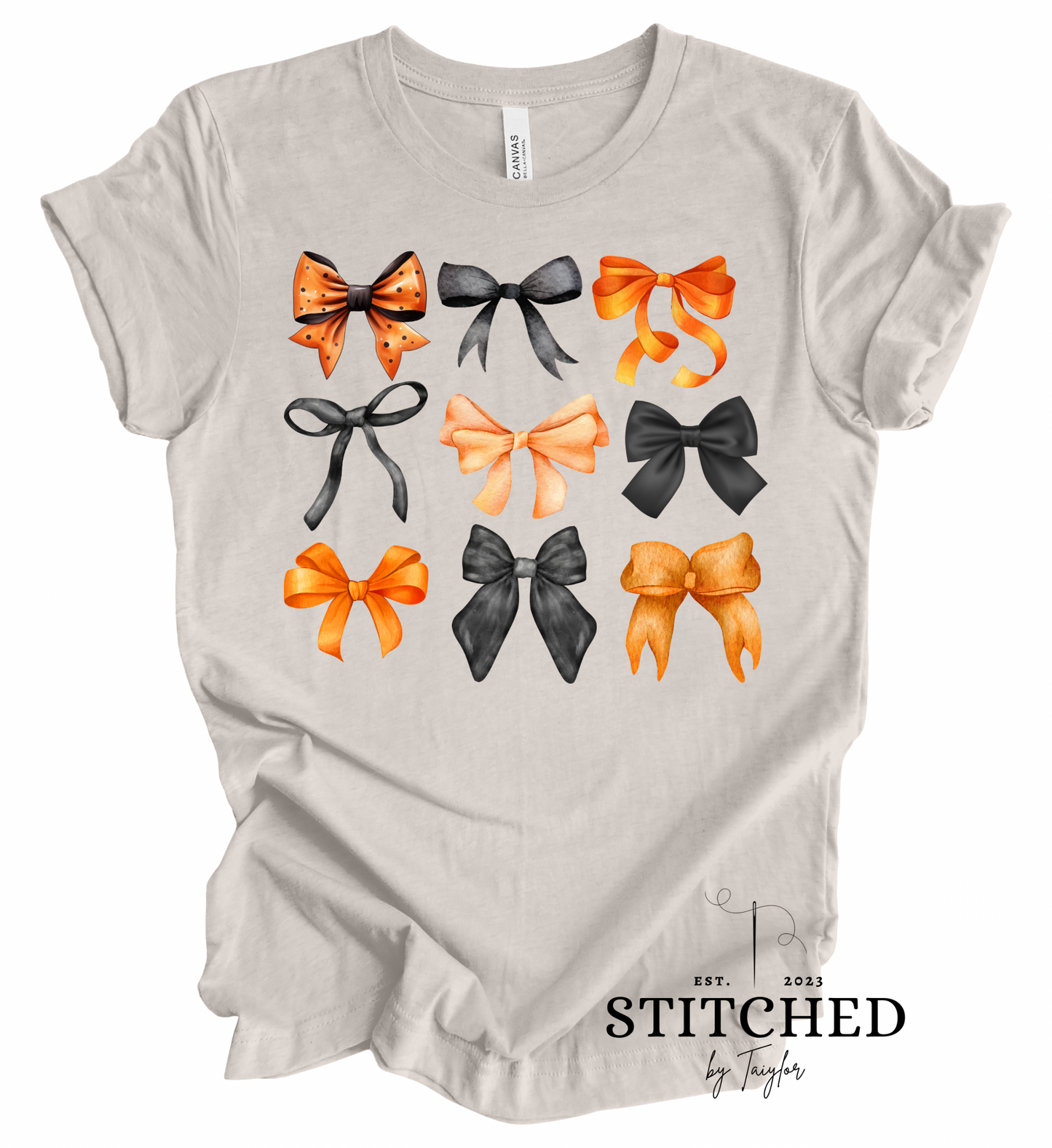 Orange Bows (printed)