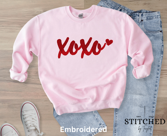 XOXO Valentine's Day - EMBROIDERED