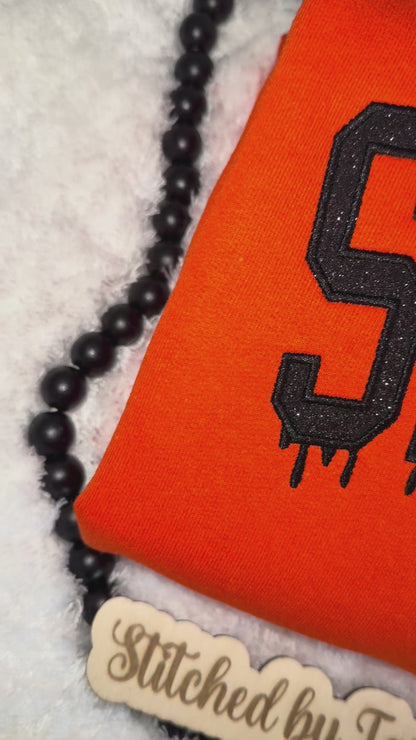 SPOOKY VIBES Glitter - Embroidered