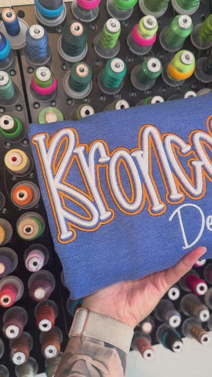 BRONCOS PUFF - Embroidered